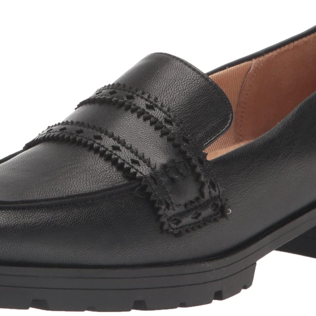 Classic Loafers Slip-On Comfort Lug Sole Faux Leather Minimal Chic Work